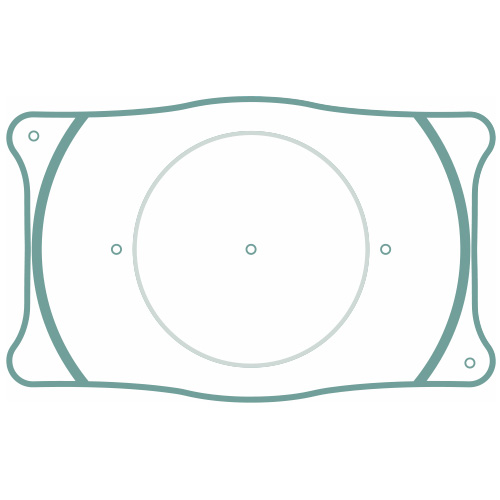 an icon of an implantable collamer lens used for vision correction